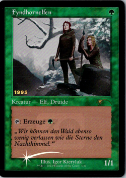 Fyndhorn Elves (DE Exclusive) P 30th Anniversary Promos 3 FOIL Near Mint - Image 1