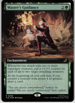 MTG Master's Guidance Extended Art Foil NM Avatar Last Airbender Magic 206 - Image 1