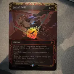 MTG Secrets of Strixhaven Jeska's Will Mystical Archive MYTHIC FOIL NM/Unplayed - Image 1
