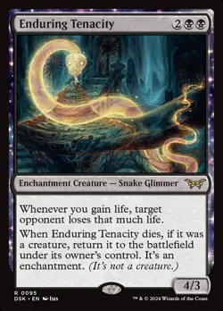 ENDURING TENACITY Rare Duskmourn: House of Horror NM MTG - Image 1
