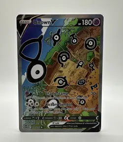 Pokemon - Unown V (Alternate Full Art) - 177/195 - SWSH12: Silver Tempest - Image 1