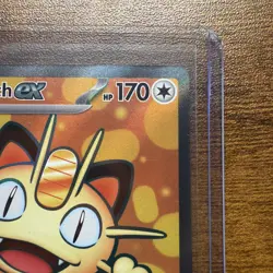 🔥 2026 POKEMON MEOWTH EX FULL ART# 107/088 MEGA EVOLUTION PERFECT ORDER - Image 3