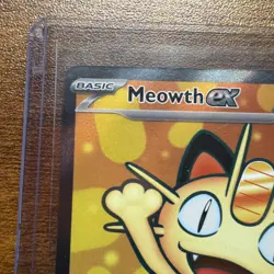 🔥 2026 POKEMON MEOWTH EX FULL ART# 107/088 MEGA EVOLUTION PERFECT ORDER - Image 4