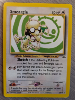 Pokemon Smeargle 30/75 Neo Discovery MP - Image 1
