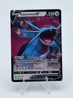 Salamence V 143/189 Swsh03: Darkness Ablaze Holo Pokemon TCG - NM - Image 1