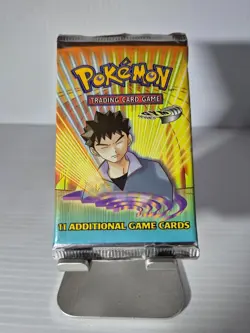 Pokemon TCG WOTC Gym Heroes Booster Pack SEALED VINTAGE 742818062121 - Image 1