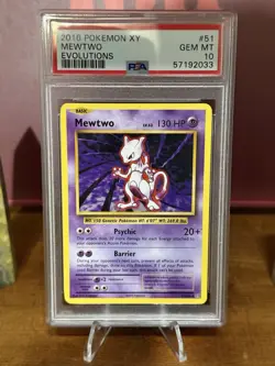 PSA 10 Mewtwo 51/108 XY Evolutions Rare Pokemon TCG - Image 1