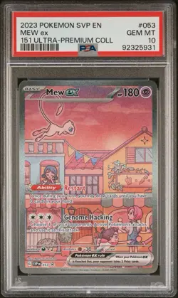 2023 Pokemon SVP EN 151 Ultra Premium Coll #053 Mew Ex PSA 10 GEM MINT - Image 1