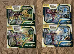 Pokemon TCG: 2x Leafeon & 2x Glaceon VSTAR Special Collection - Image 1