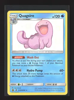 Pokemon Hidden Fates: Shiny Vault #SV10/SV94 Shiny Holo Rare,Holo Quagsire - Image 1