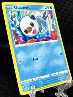 2022 Pokemon TCG Oshawott #SWSH222 Black Star Promo Holo - Rare - Image 2