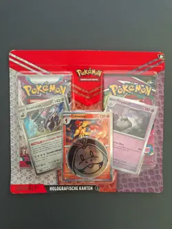 1x Pokemon Enhanced 2-Pack Blister Fusionsangriff Entwicklungen In Paldea Neu #5 - Image 1