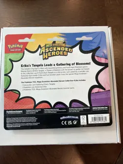 Pokemon TCG: Mega Evolution Ascended Heroes Collection (Erika) 2-Pack Blister - Image 2