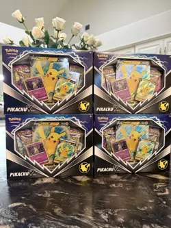 Lot of 4 – Pokemon TCG Pikachu V Box (with Fusion Strike) – Sealed 820650851179 - Image 1