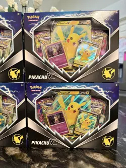 Lot of 4 – Pokemon TCG Pikachu V Box (with Fusion Strike) – Sealed 820650851179 - Image 3