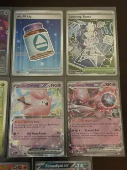 Pokemon Ascended Heroes IR, Attack Rare, EX and Sticker Coll. Promo - 11 Total - Image 3