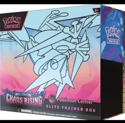 Chaos Rising Pokemon Center ETB Elite Trainer Box Pokemon PRESALE - LOT of 2 - Image 1