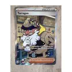 Pokemon Tarragon 116/088 Temporal Forces POR Uncommon Full Art Foil Trainer - Image 1