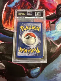Mewtwo Holo Pokemon Base Set 2 PSA 8 2000 - Image 2