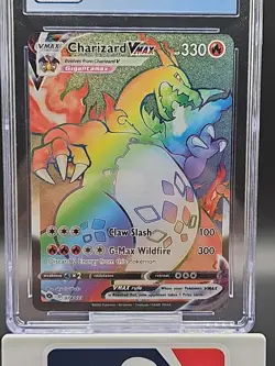 Charizard VMAX Secret Rare Holo 074/073 Champion's Path CGC 9 Pokemon TCG - Image 2