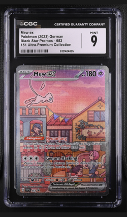 CGC 9 Pokemon Mew EX 151 SVP 053 Black Star Promo | deutsch | Mint - Image 1