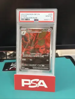 Pokemon TCG - Scizor 205/197 - Obsidian Flames - Illust. Rare - PSA 10 GEM MINT - Image 1