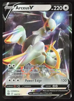 Arceus V 122/172 Rare V Brilliant Stars Pokemon Near Mint - Image 1