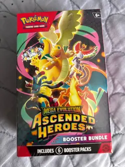 NEW Factory Sealed Pokemon TCG Mega Evolution Ascended Heroes Booster Bundle - Image 1