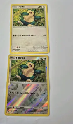 Pokemon Snorlax 50/68 Reverse Holo Rare Hidden Fates NM Non Holo Near Mint - Image 1