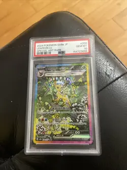 Pokemon TCG Leafeon EX SAR 200/187 Sv8a: Terastal Festival Psa 10 - Image 1