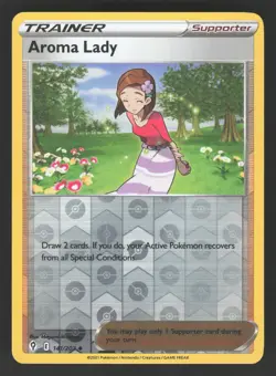 Aroma Lady 141/203 Reverse Holo Pokemon Evolving Skies NM/VLP - Image 1