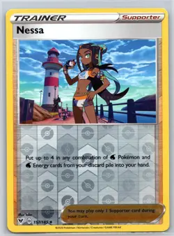 Nessa 157/185 UC Vivid Voltage Reverse Holo LP Pokemon - Image 1