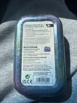 Prismatic Evolutions Mini Tin - Vaporeon Art - Sealed Brand NEW - Pokemon TCG - Image 2