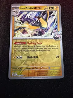 Iono’s Kilowattrel - 055/159 - Reverse Holo Rare - Journey Together - Image 1