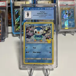 2021 POKEMON MCDONALD'S COLLECTION #20 PIPLUP-HOLO CGC 9 - Image 1