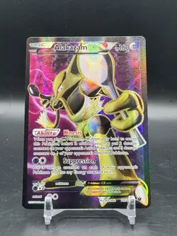 Alakazam EX Full Art Ultra Rare Holo 117/124 Fates Collide 160 HP Pokemon TCG - Image 1