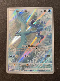 Pokemon Journey Together Articuno 161/159 Illustration Rare NM Pack Fresh - Image 1