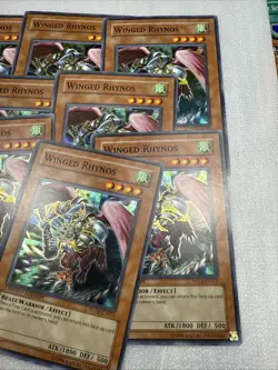 Yugioh! Winged Rhynos FOTB-ENSE2 Super Rare 14 Copies X 14 Nm-Lp - Image 5