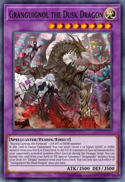 Granguignol the Dusk Dragon CH01-EN050 1st ED Yu-Gi-Oh! ULTRA RARE - Image 1