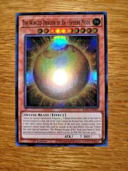 Yugioh The Winged Dragon of Ra Sphere Mode RA01-EN007 Super Rare English - Image 1