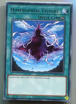 Yu-Gi-Oh! Dimensional Fissure RAre englisch CRBR-EN030 Dimensionsriss - Image 1