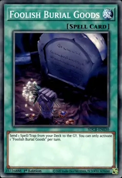 Foolish Burial Goods - 1st Edition SDCB-EN030 - LP - YuGiOh - Image 1