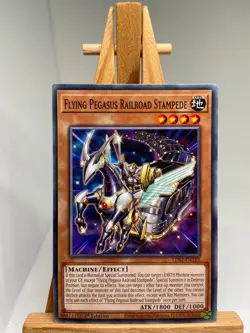 Flying Pegasus Railroad Stampede - 1st Edition LDS2-EN122 - NM - YuGiOh - Image 1