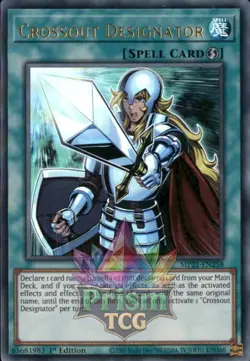 1st ed Crossout Designator ultra rare MP21-EN258 Yugioh - Image 1