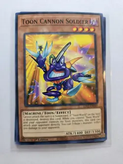 Yu-Gi-Oh! Toon Cannon Soldier Common LDS1-EN060 1st Ed Near Mint AA87 - Image 1