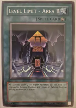 YuGiOh Level Limit - Area B AST-092/SD3-EN024 - Image 1
