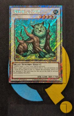 RA03-EN238 Naturia Beast Platinum Secret Rare 1st Edition YuGiOh - Image 1