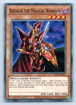 Breaker the Magical Warrior - EGS1-EN007 - Common - 1st Edition - Yugioh - Image 1