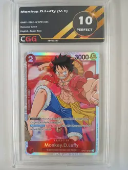 One Piece Monkey.D.Luffy (OP01-024) (V.1) Romance Dawn CGG 10 28460217 - Image 1