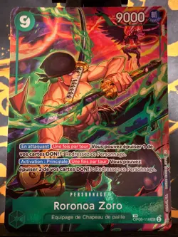 ONE PIECE TCG - Zoro TR Treasure Rare FR MINT OP11 (OP06-118) - Image 2